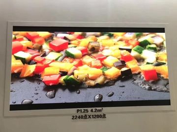 Wyświetlacz LED o wysokiej rozdzielczości, małych pikselach Małe odstępy P1.25 do reklamy