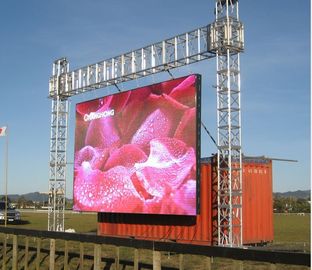 Wydarzenia sceniczne Zewnętrzny kolorowy wyświetlacz LED P4.81 - P8 Aluminiowa obudowa odlewu ciśnieniowego