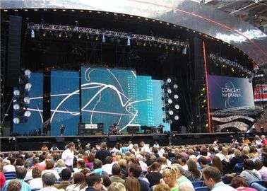 Wysoka rozdzielczość 3,91 mm zewnętrzna wyświetlacz LED 1R1G1B na tle ściany