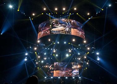 Duży ekran wypożyczalni Wyświetlacz LED 3 mm Pixel Pitch Oszczędność energii Zgodny z FCC