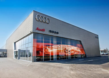 Przezroczysty panel LED o wysokiej jasności, przezroczysty ekran reklamowy LED 1R1G1B