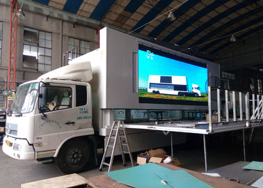 HD P16 Mobile Trailer Wyświetlacz LED Statyczny projekt skanowania 15 - 200m Odległość widzenia
