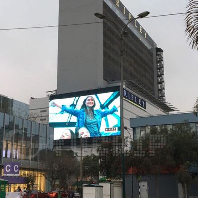 P10 HD Wyświetlacz LED o wysokiej jasności Pełny kolor 320 * 160 mm Rozmiar modułu Zatwierdzony przez FCC
