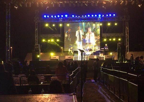Kryty pokaz muzyczny Stage LED P6.25 40 punktów * Rozdzielczość modułu 40 punktów *
